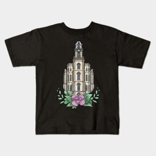 Manti LDS Temple Kids T-Shirt